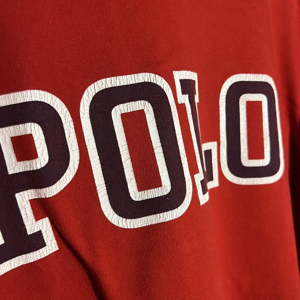 Polo Ralph Lauren 90s Vintage Polo Spell Out Logo Ralph Lauren T-Shirt Size US XL / EU 56 / 4 - 4 Thumbnail