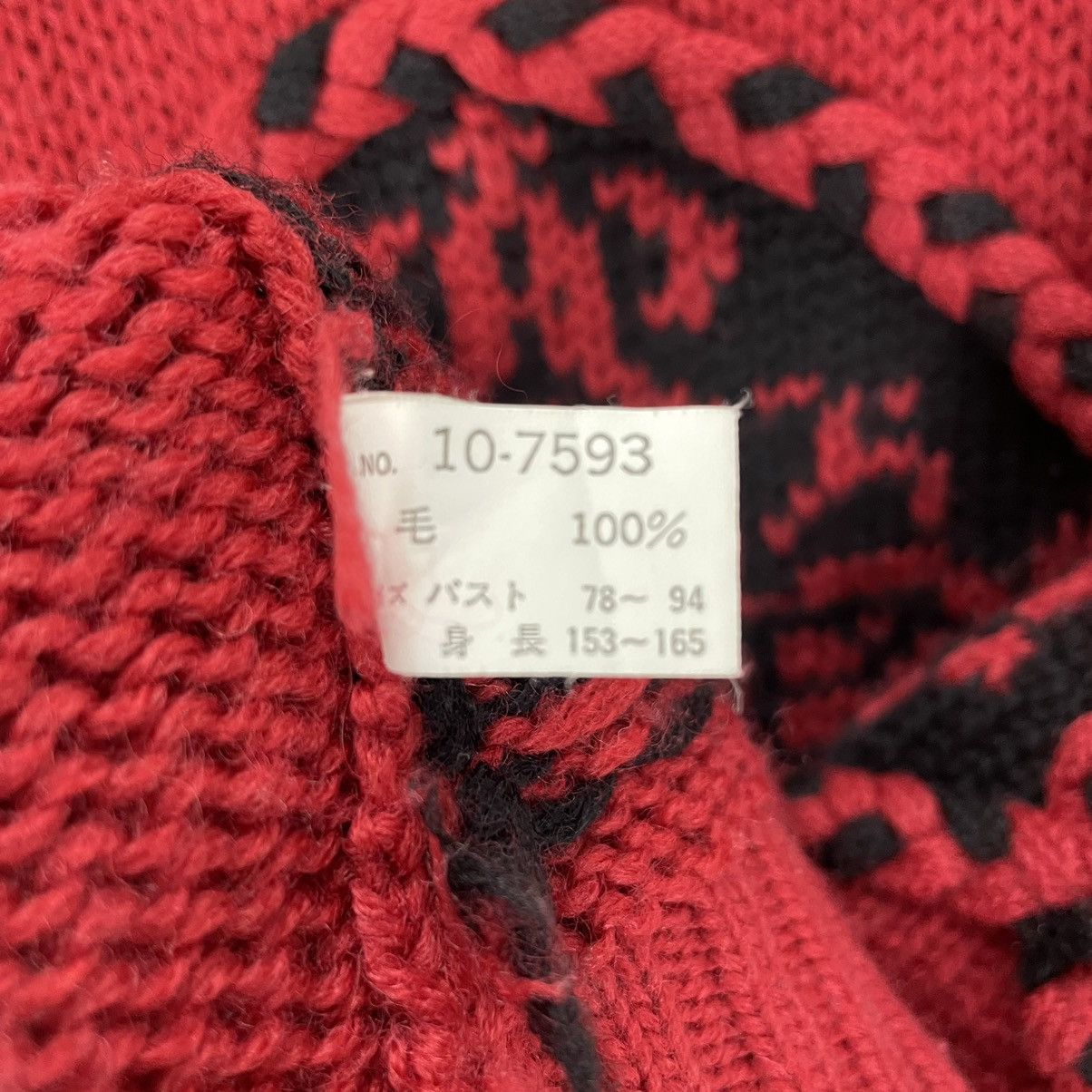 Aran Isles Knitwear ⚡️VINTAGE 90s MODA MAGLIA KNITTED ART SWEATER Size M / US 6-8 / IT 42-44 - 8 Thumbnail
