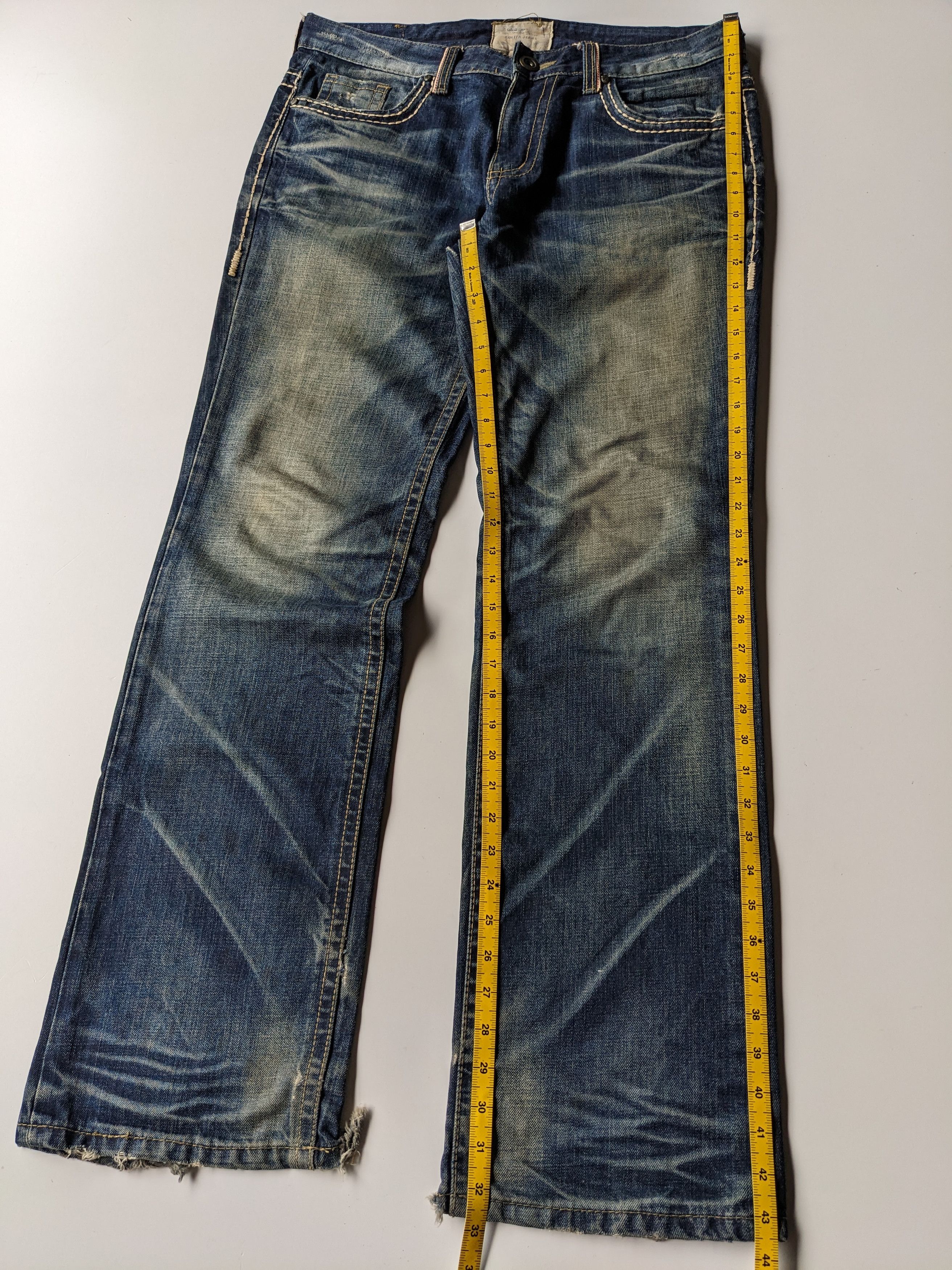 If Six Was Nine × Japanese Brand × Le Grande Bleu (L.G.B.) Lolita mudwash clawmark jeans Size US 36 / EU 52 - 9 Thumbnail