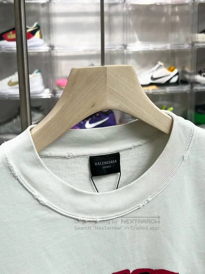 Balenciaga Balenciaga Logo Print Sweatshirt M. Size US M / EU 48-50 / 2 - 3 Thumbnail