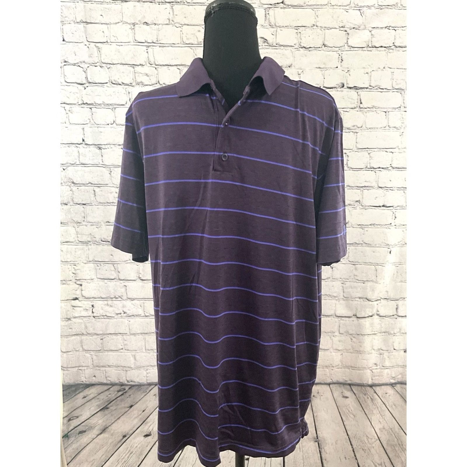 Under Armour Under Armour Polo Men's Purple Short Sleeve Regular Fit Size M Polo Shirt Golf Tennis Lounge Activewear Casual Travel Size US M / EU 48-50 / 2 - 4 Thumbnail