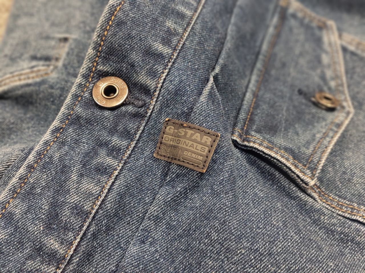 G-Star Vintage G Star Raw Scutar Light Faded Pocket Denim Jacket Size US S / EU 44-46 / 1 - 12 Thumbnail
