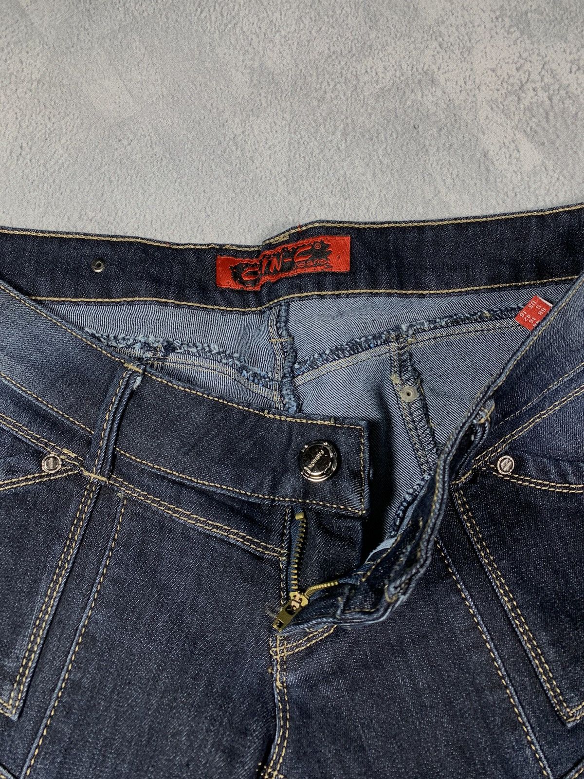 Vintage Vintage Y2K Japanese low rise denim jeans streetwear style Size 34" / US 12 / IT 48 - 3 Thumbnail