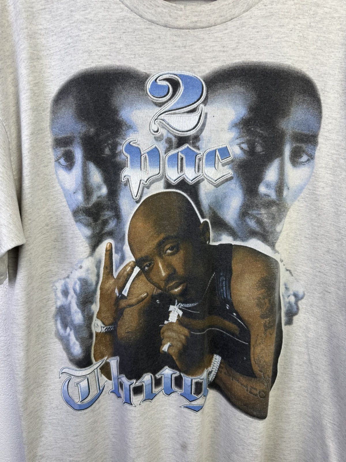 Rap Tees Vintage Tupac Shakur Raptees Size US XL / EU 56 / 4 - 4 Thumbnail