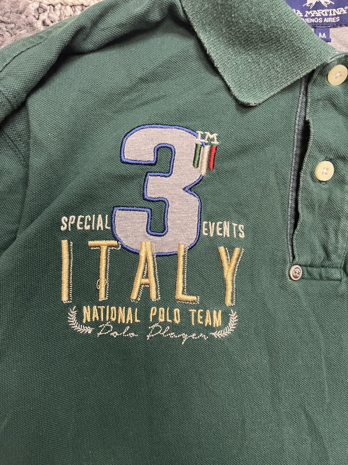 La Martina × Vintage La Martina Vintage Polo Italy Team Long Sleeve T Shirt Size US M / EU 48-50 / 2 - 3 Thumbnail