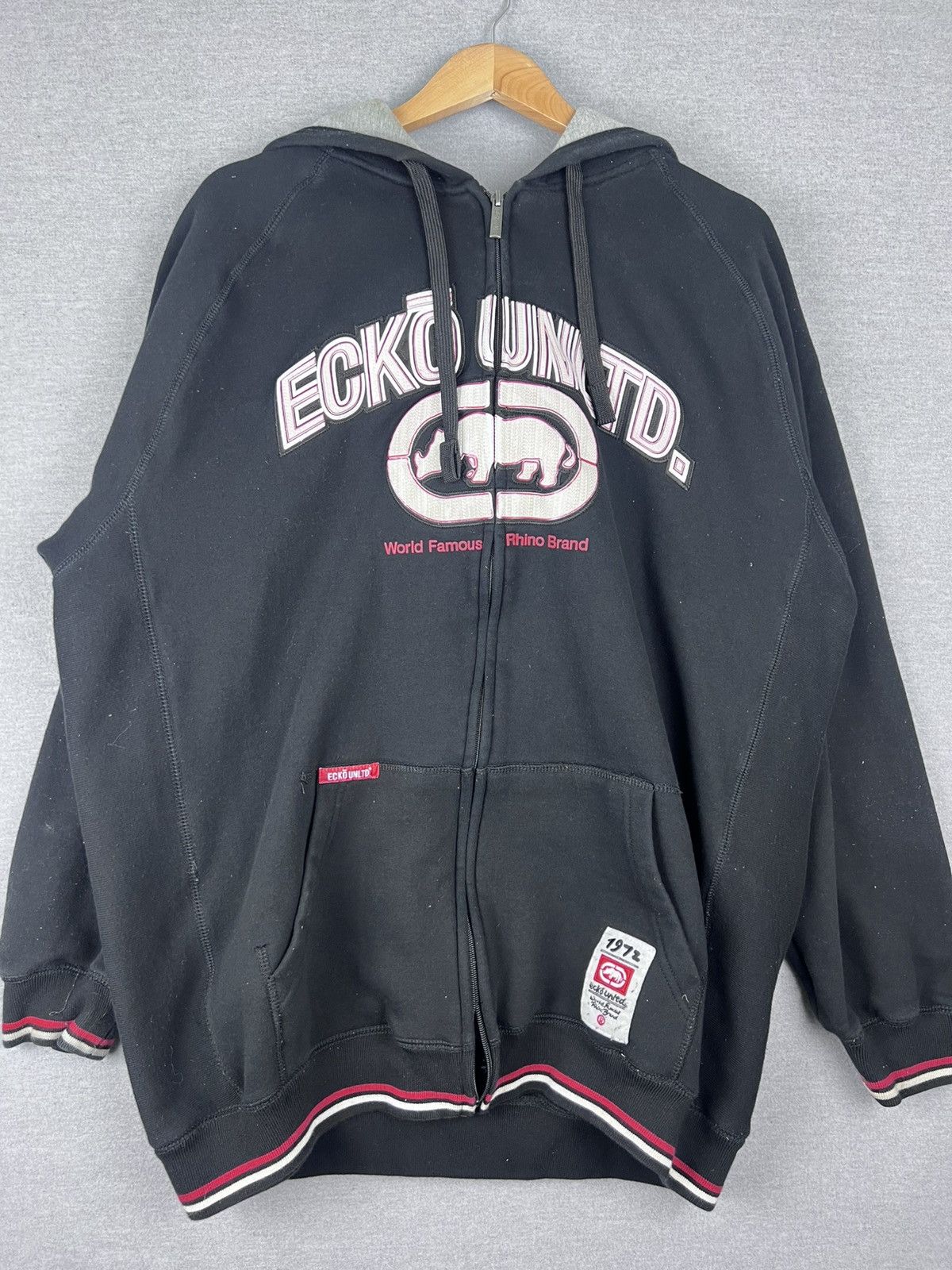 Vintage Ecko Unlimited Untld Heavyweight Hoodie Y2K Vintage Men XXL Size US XXL / EU 58 / 5 - 2 Thumbnail