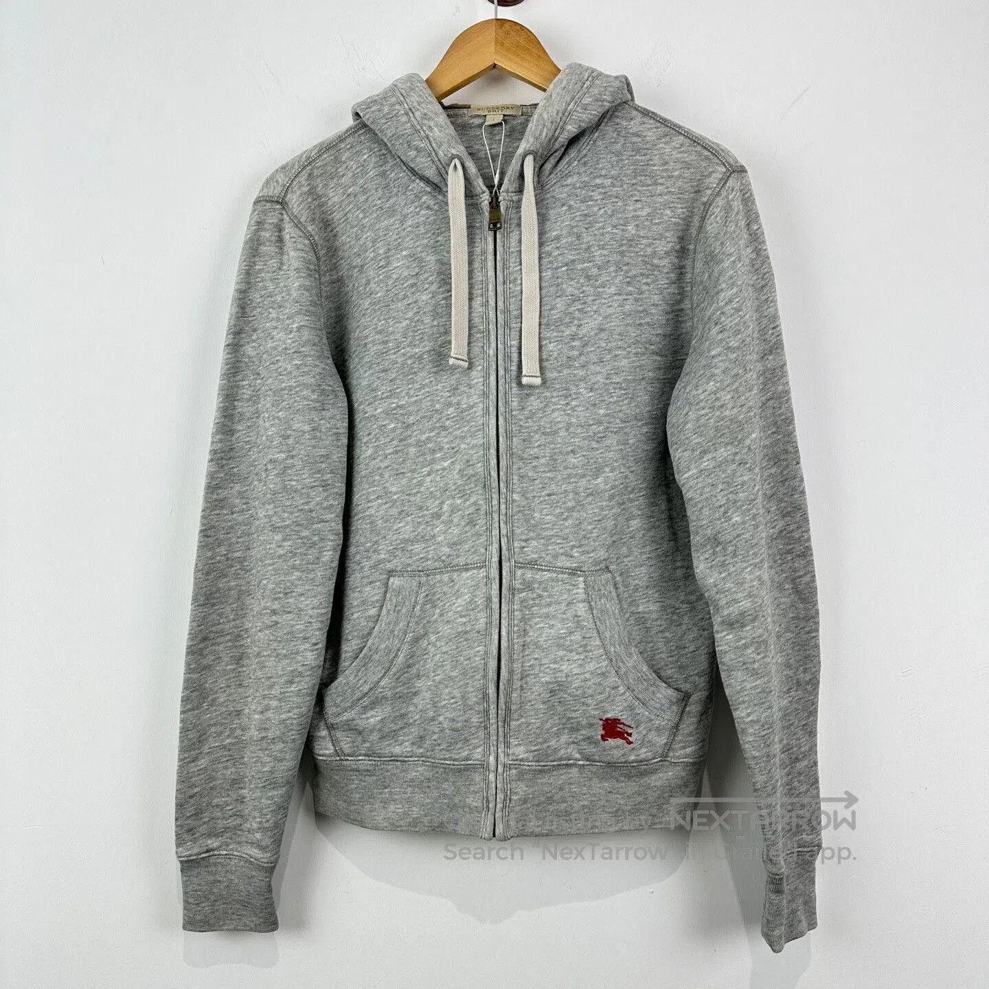 Burberry Burberry Gray Embroidered Zip Jacket. Size US S / EU 44-46 / 1 - 1 Thumbnail