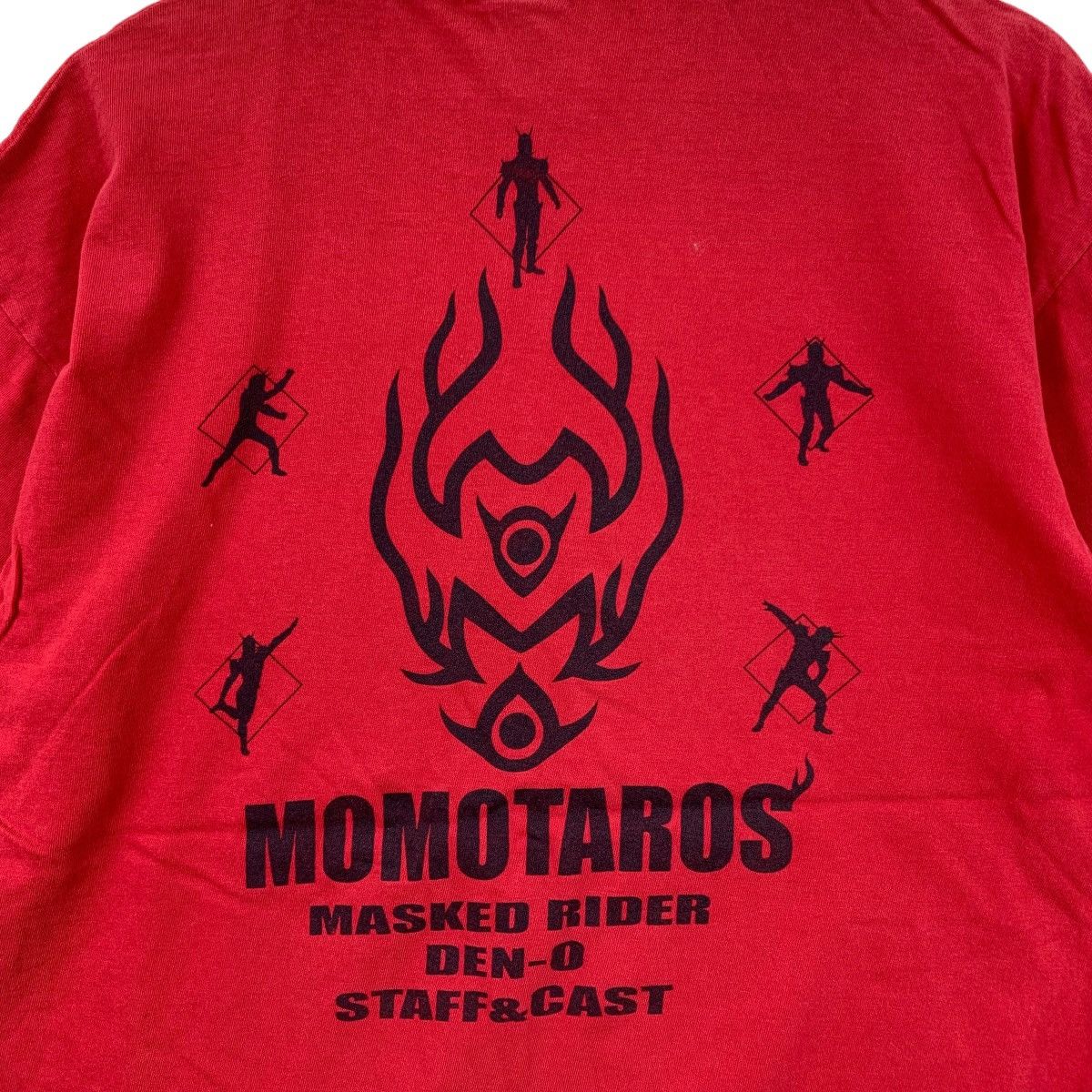 Vintage Vintage MOMOTAROS DEN O Maskes Rider Climax Jump Tshirt Size US XL / EU 56 / 4 - 2 Thumbnail