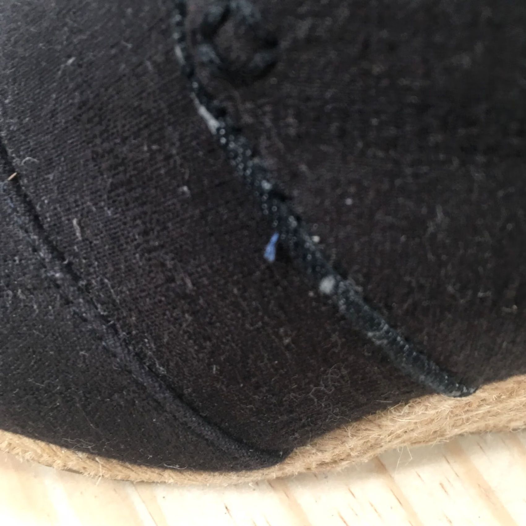 Toms TOMS Boots Womens 9 Casual Desert Espadrille Wedge Ankle Bootie Black Fabric Shoes Women Infrared? Size US 9 / IT 39 - 4 Thumbnail