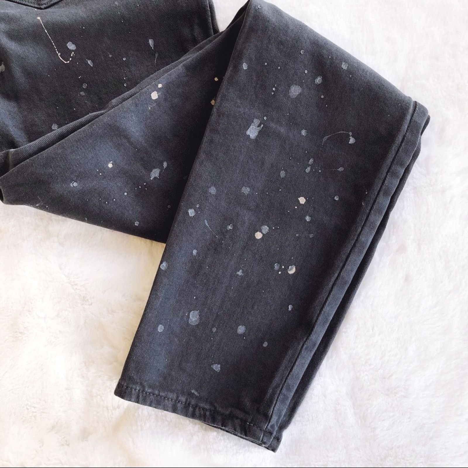 Paige PAIGE Gray Verdugo Ankle Jeans with Splatter Design Size 27" / US 4 / IT 40 - 4 Thumbnail
