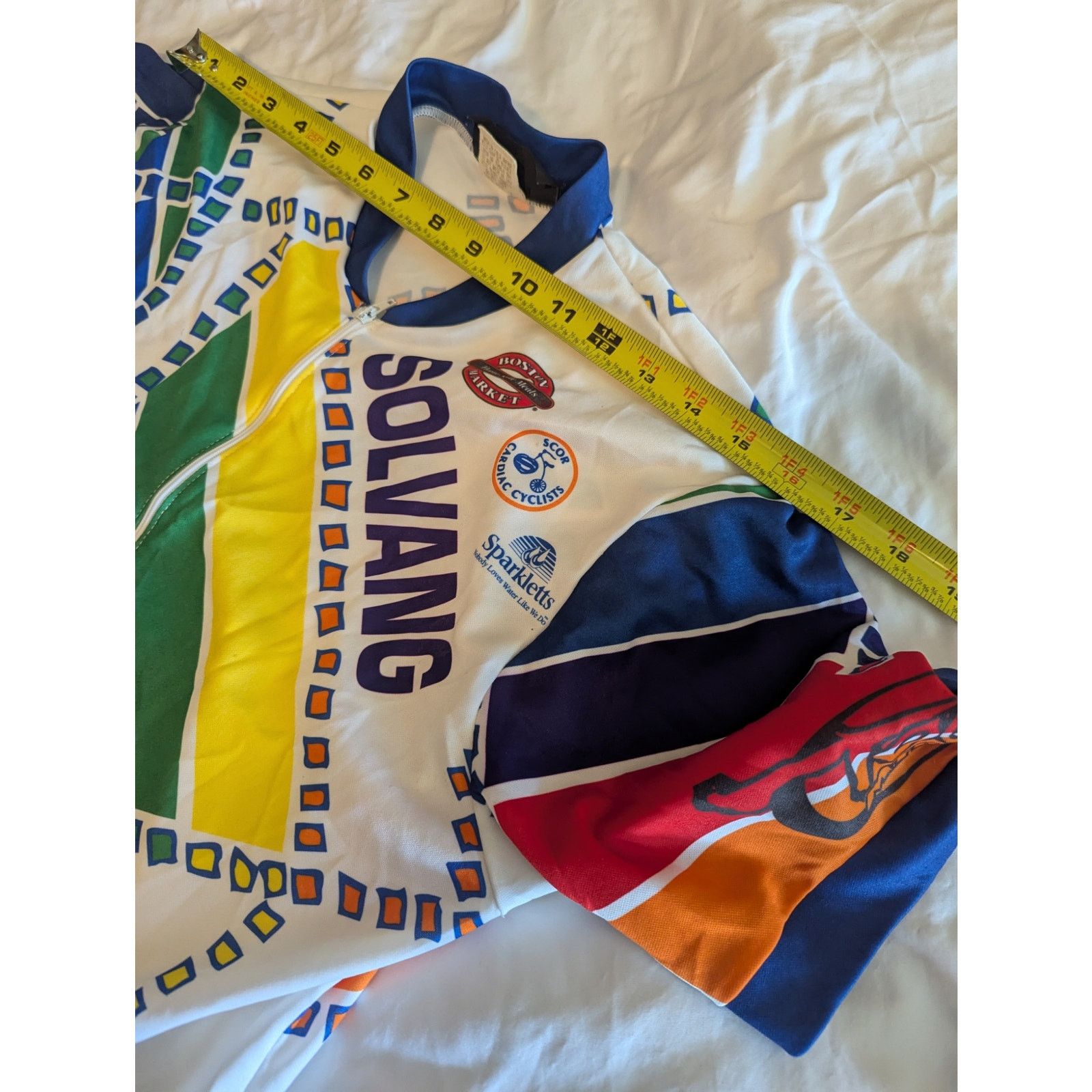Toga Vtg Toga Solvang Century Santa Maria 1993 Cycling Jersey Med Size US L / EU 52-54 / 3 - 8 Thumbnail