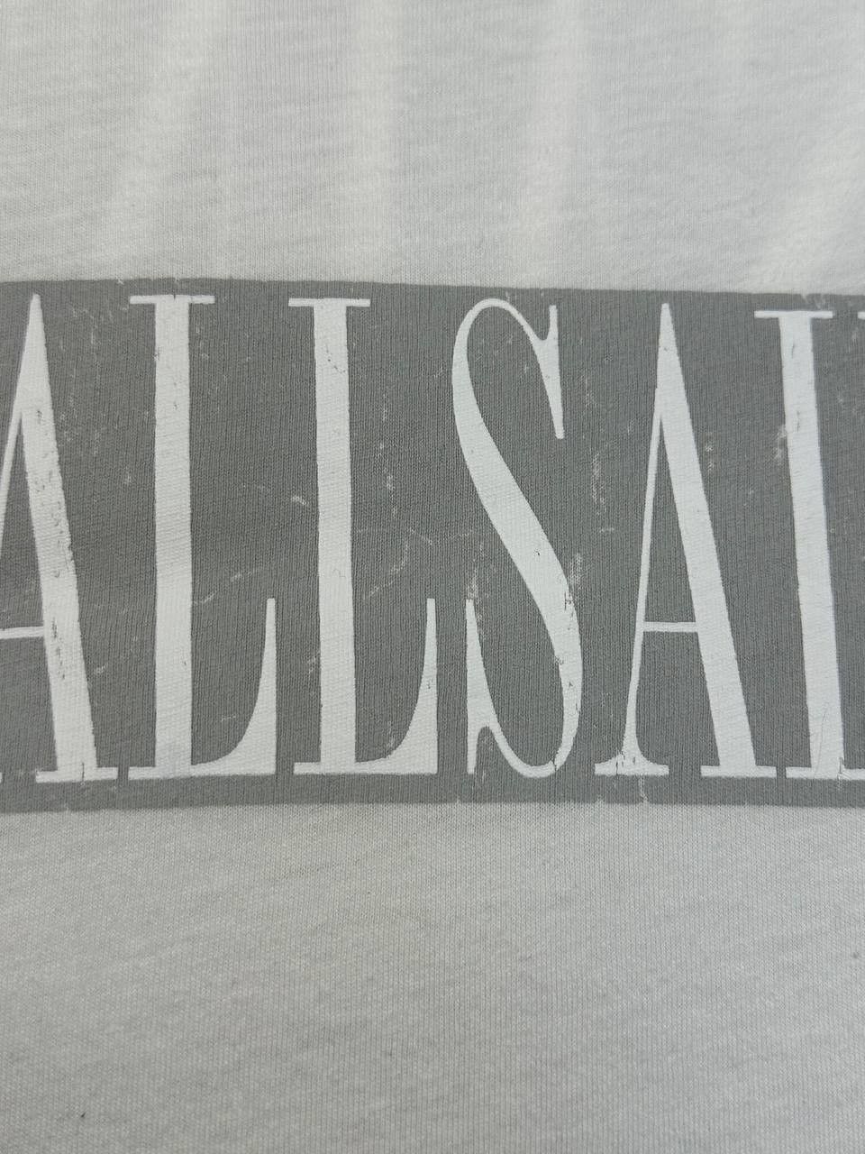 Allsaints × Designer Allsaints 2-Sided Big Logo Avantgarde Tee Y2K Size US XXL / EU 58 / 5 - 16 Thumbnail