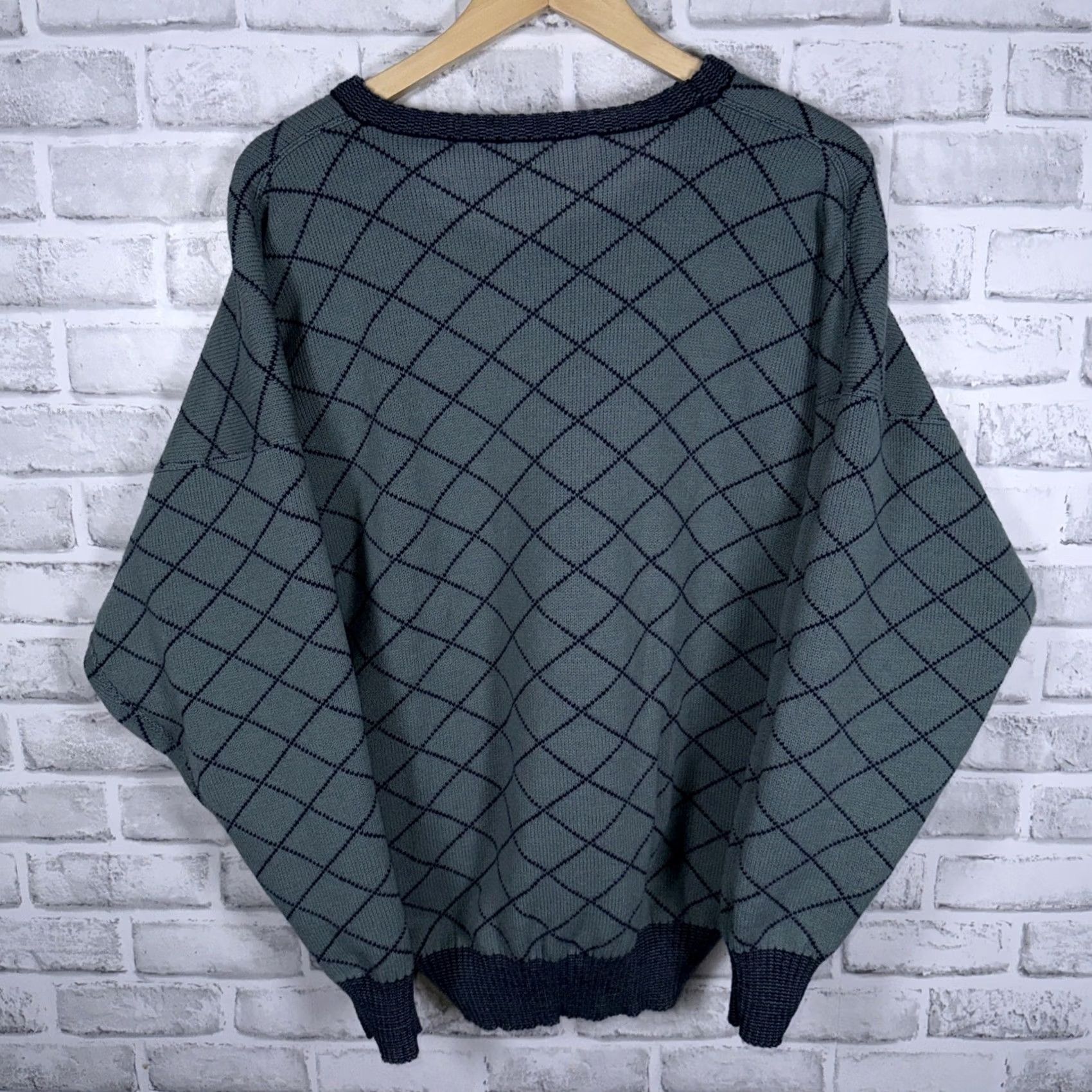Colmar VINTAGE Colmar Blue WOOL Reversable Sweater Mens Size XL Size US XL / EU 56 / 4 - 4 Thumbnail