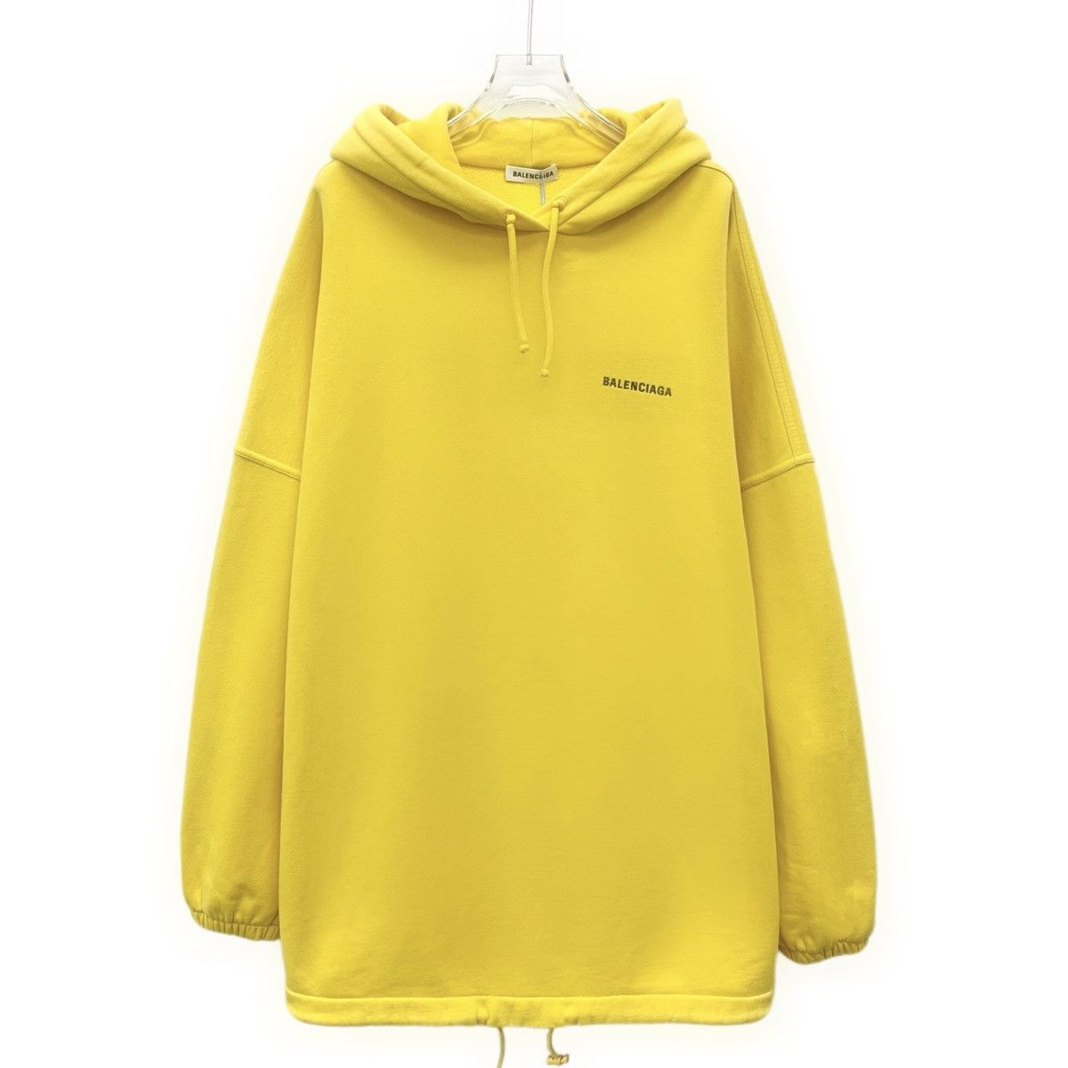 Balenciaga Balenciaga Yellow Logo Letter Hoodie K26WX Size US XS / EU 42 / 0 - 1 Thumbnail
