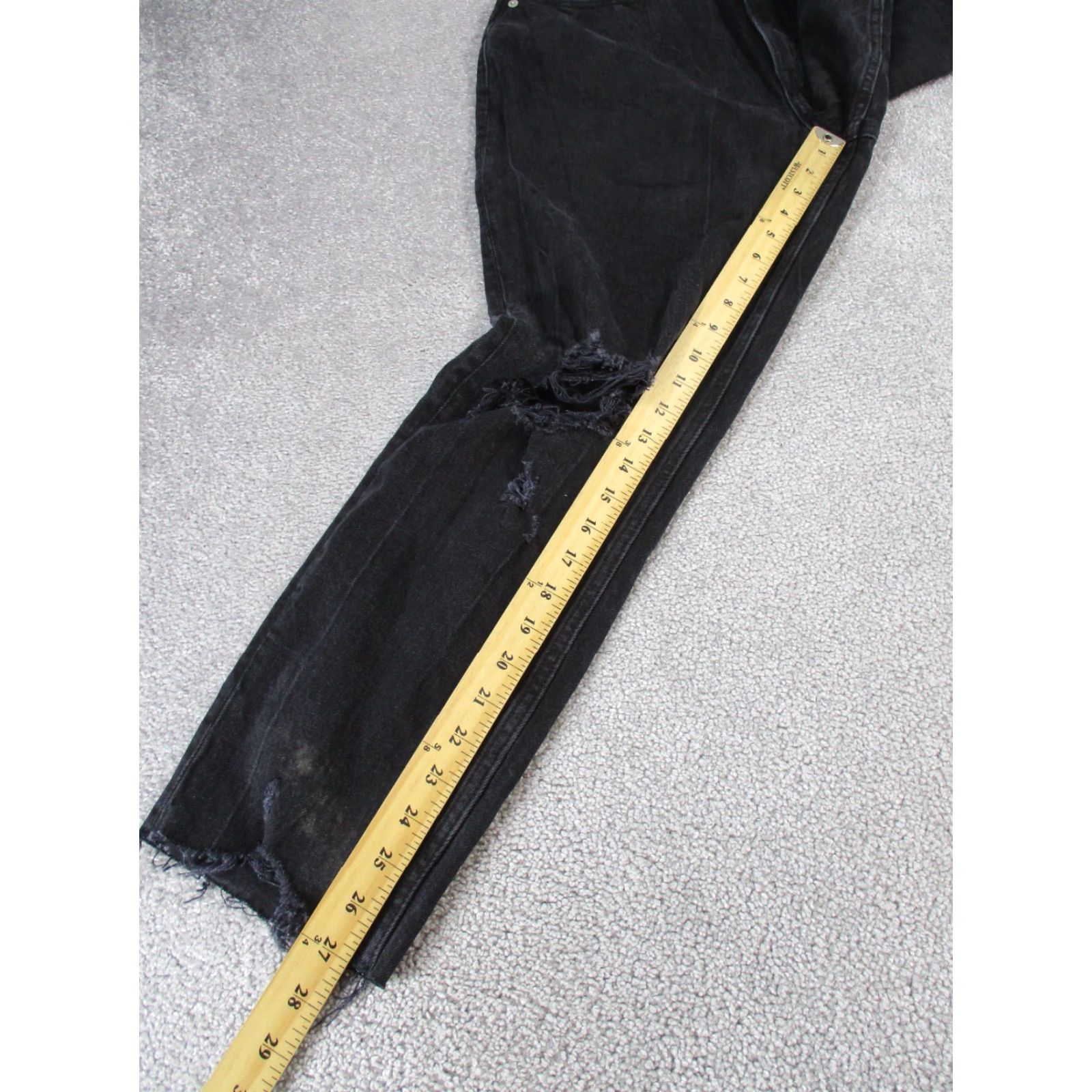 Abercrombie & Fitch Abercrombie & Fitch Jeans Womens 30 High Rise Mom Black Denim New Size 30" / US 8 / IT 44 - 5 Thumbnail