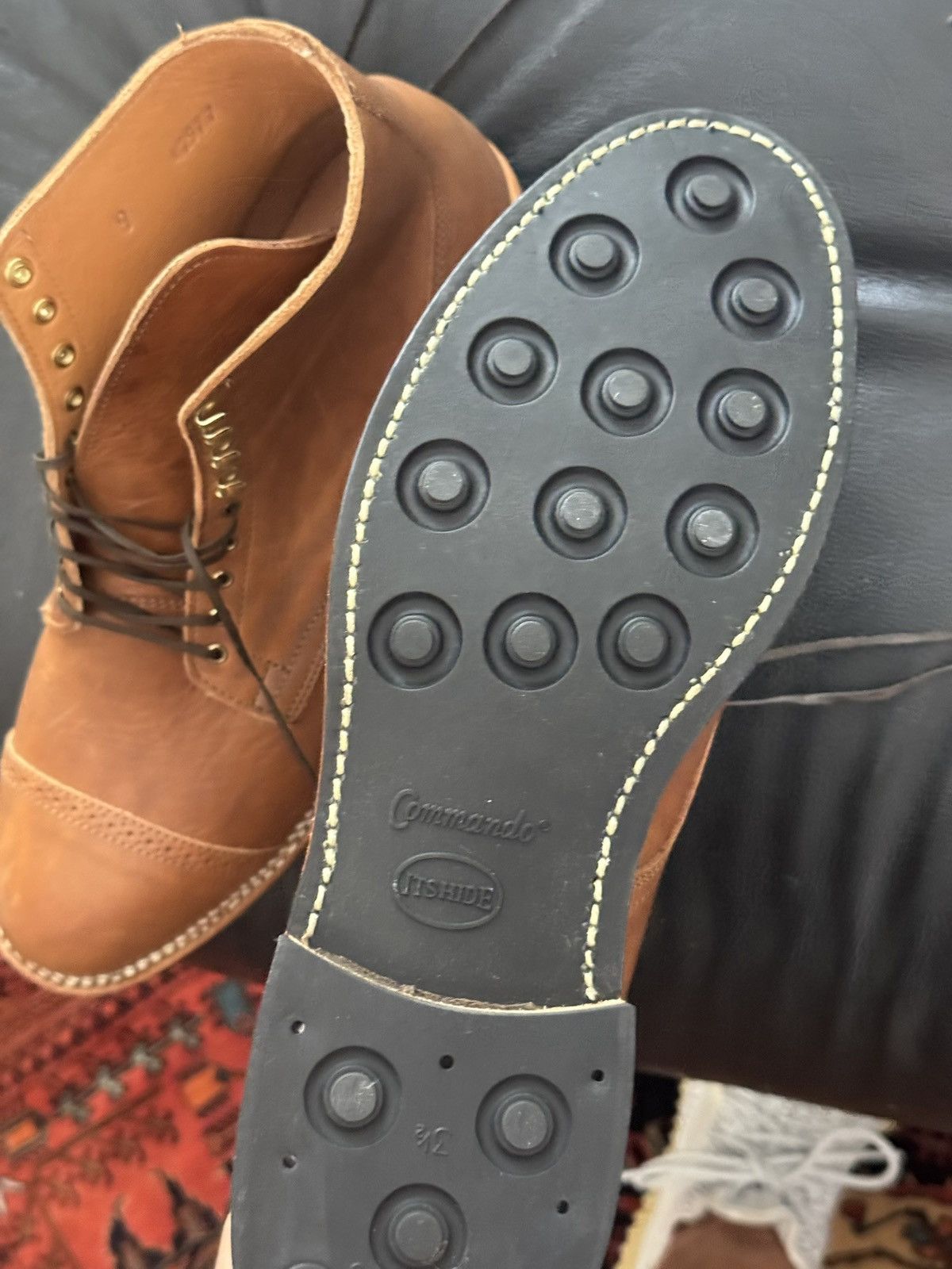Viberg Viberg Used Tan Service Boots Size US 9 / EU 42 - 5 Thumbnail