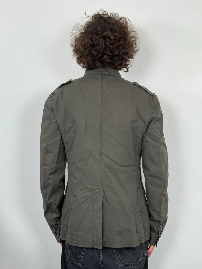 Gucci 2000s Gucci Olive Green Buttoned Military Jacket Size US L / EU 52-54 / 3 - 3 Thumbnail