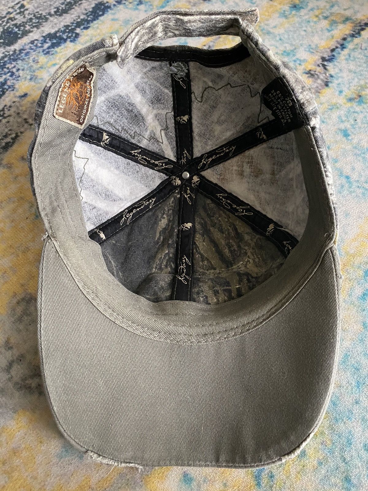 If Six Was Nine × Vintage Vintage Distressed Trashed Camouflage Cap Size ONE SIZE - 5 Thumbnail