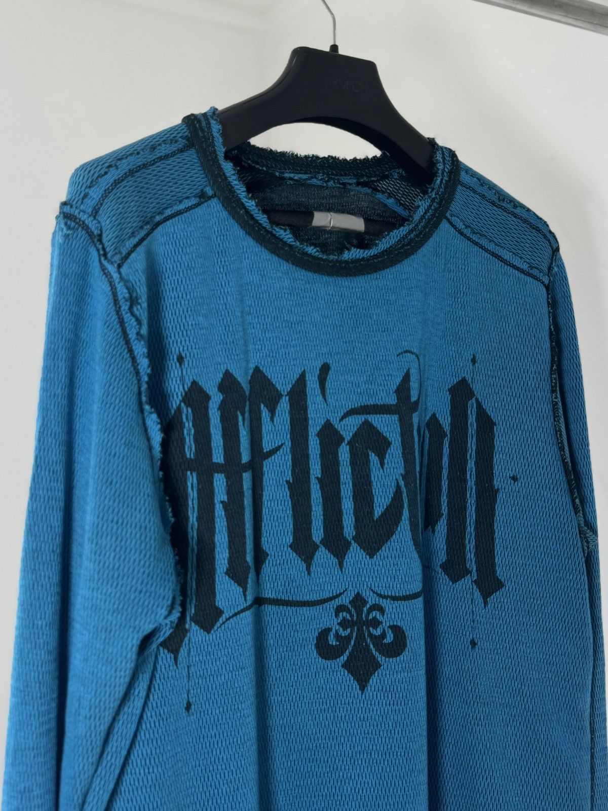 Affliction Affliction Double Sided Sweater Blue XL Size US XL / EU 56 / 4 - 3 Thumbnail