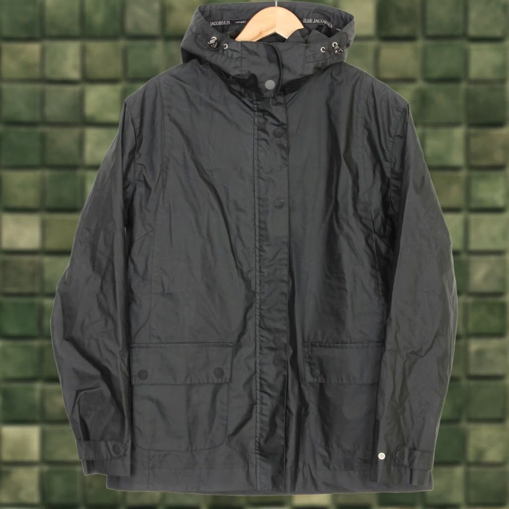 Ilse Jacobsen ILSE JACOBSEN RAINCOAT Hooded Jacket Women Size M PVC Coated MJ2219 Size M / US 6-8 / IT 42-44 - 1 Thumbnail