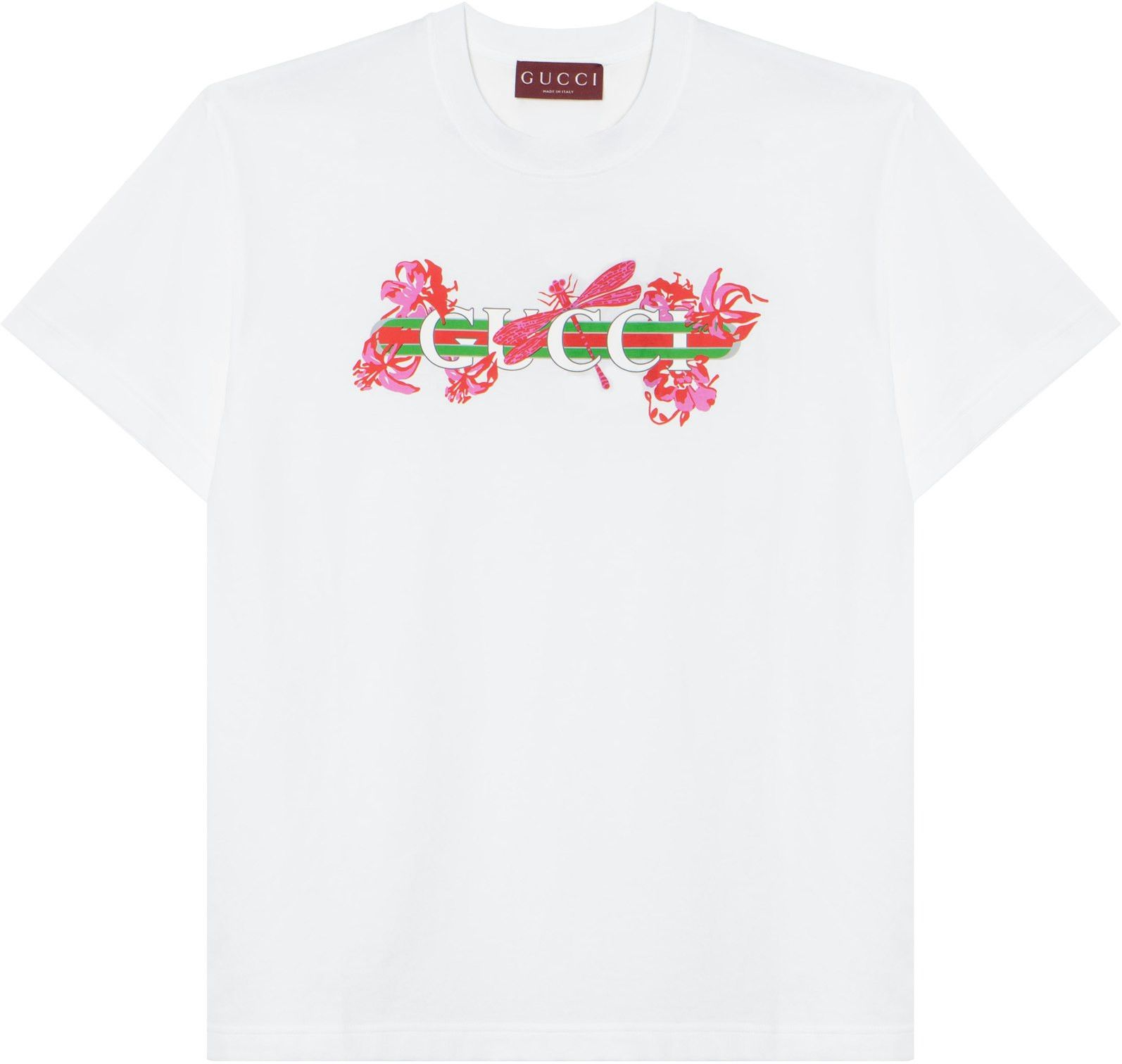 Gucci o1la5ras0526 Printed Cotton Jersey Short Sleeve T-Shirt Size XS / US 0-2 / IT 36-38 - 1 Preview