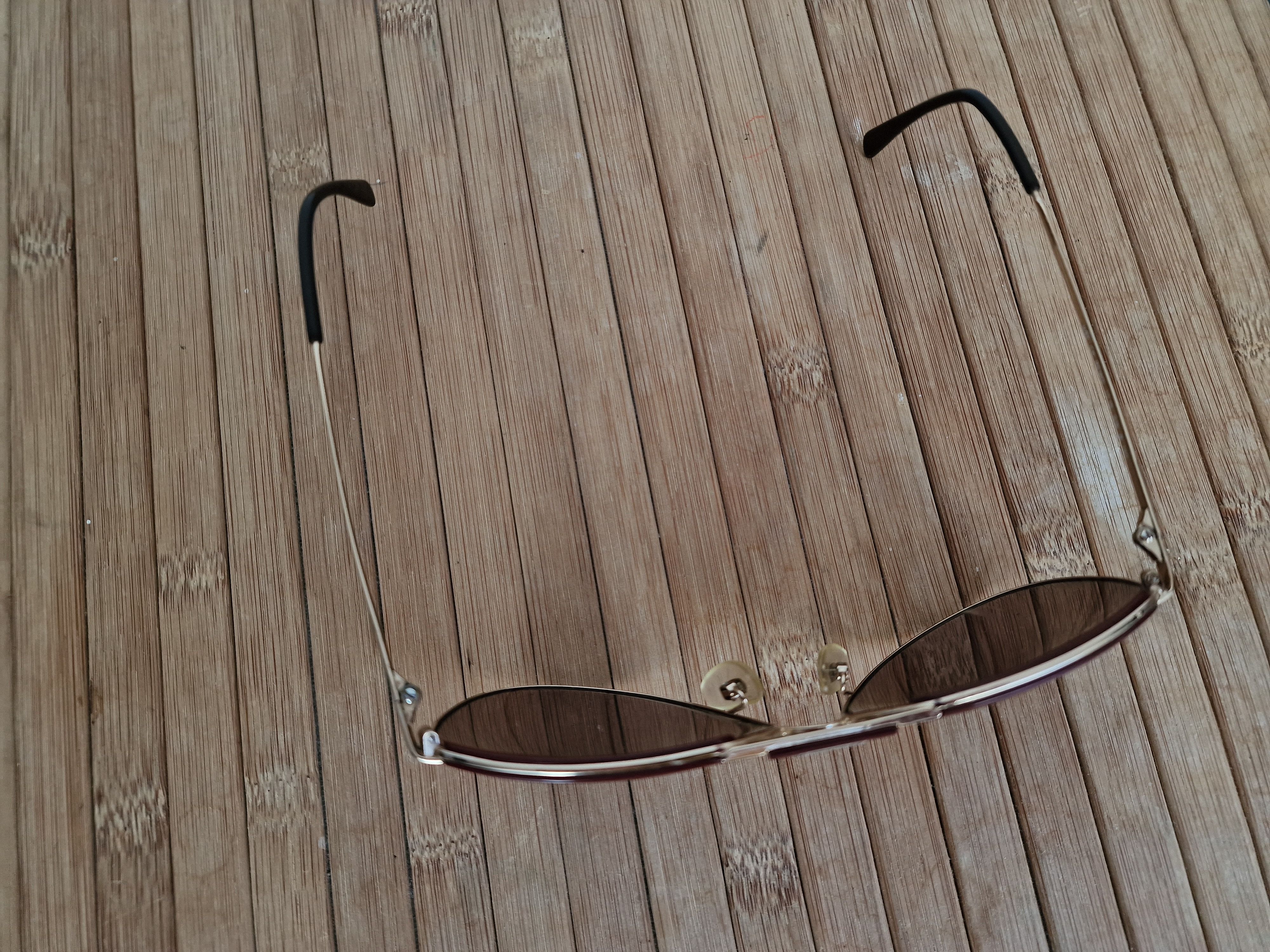 Vintage RODENSTOCK AVIATOR Sunglasses REMO GOLD \ BROWN Lensess USED Size ONE SIZE - 7 Thumbnail