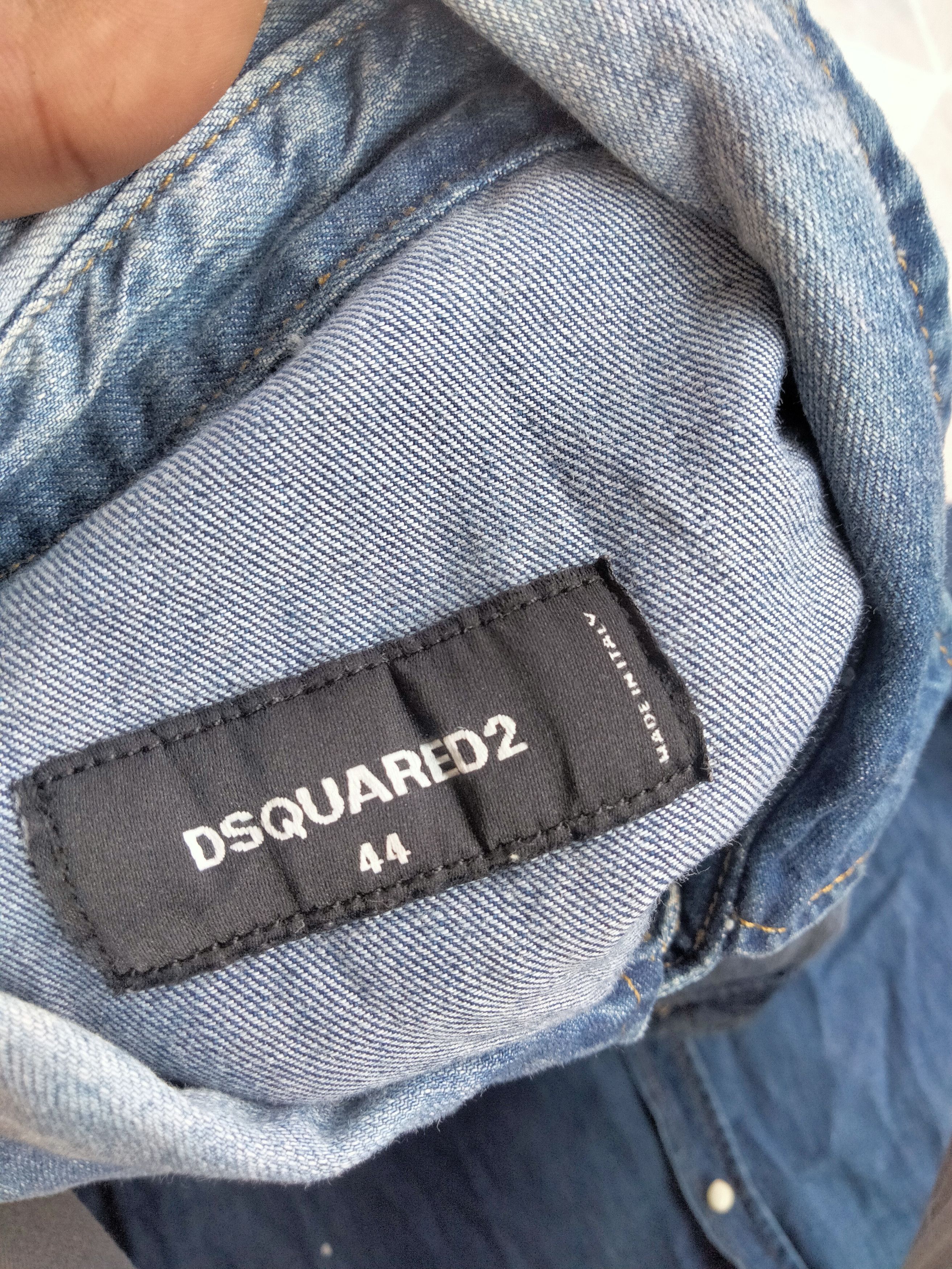 Dsquared2 Long shirt denim dsquared 2 ripped Size US S / EU 44-46 / 1 - 4 Thumbnail