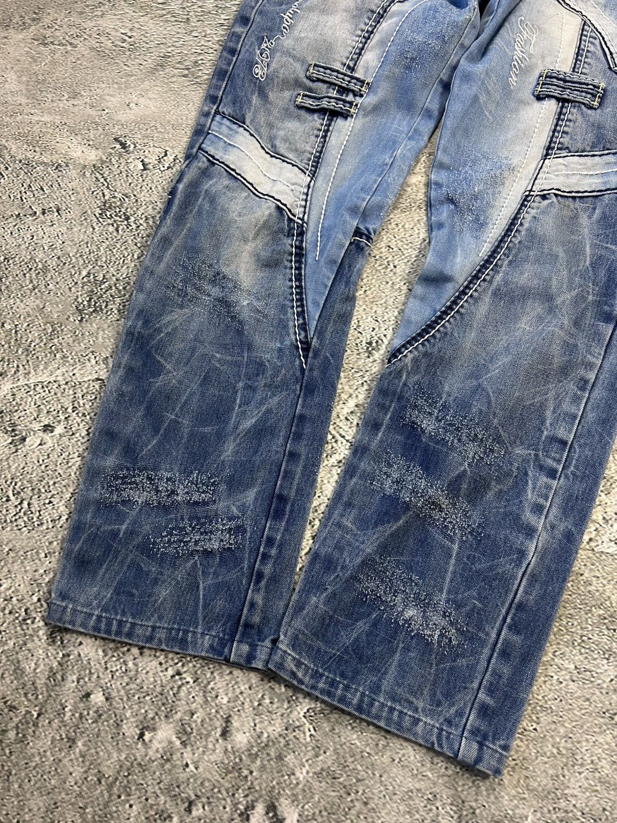 Japanese Brand × Vintage Japanese Brand Kosmo Lupo jeans big logo Vintage Swag Y2K Size US 30 / EU 46 - 8 Thumbnail