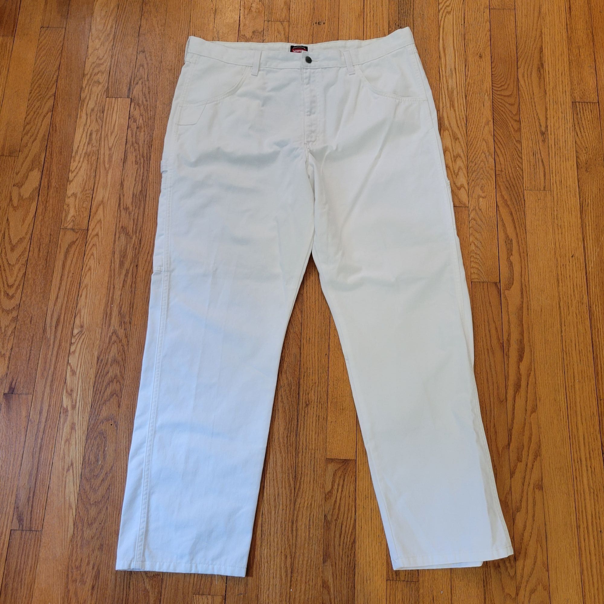 Wrangler Wrangler Workwear White 40x32 Carpenter Pants Painter Constr Size US 40 / EU 56 - 2 Thumbnail