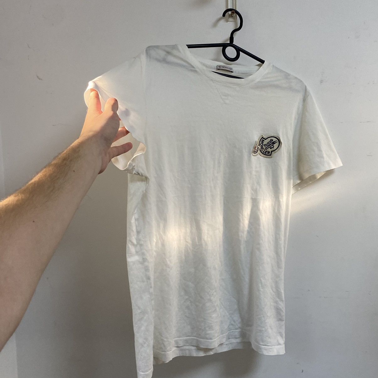 Moncler White moncler shirt Size US L / EU 52-54 / 3 - 4 Thumbnail