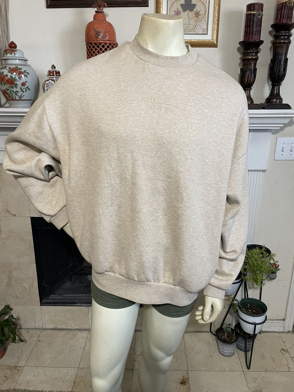 Essentials × Fear of God Crewneck oversized sweatshirt Size US M / EU 48-50 / 2 - 2 Thumbnail