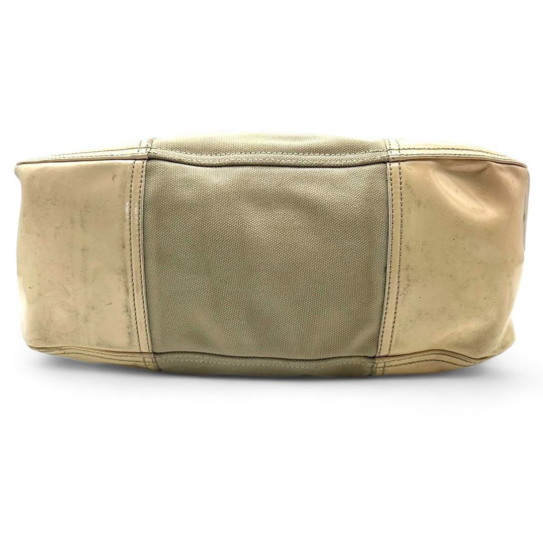 Prada Prada - Handbag Beige Brown Leather Triangle Logo Plate Size ONE SIZE - 3 Thumbnail