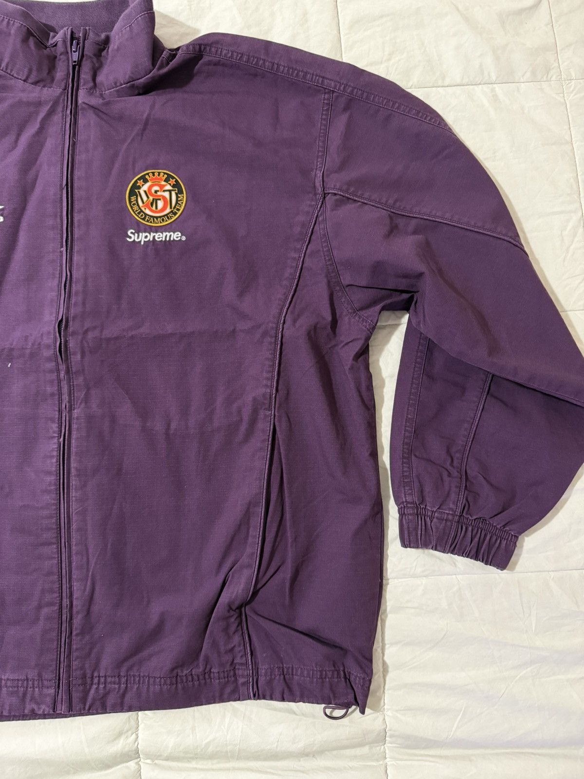 Supreme × Umbro Supreme Umbro Cotton Ripstop Track Jacket (SS26) plum medium Size US M / EU 48-50 / 2 - 3 Thumbnail