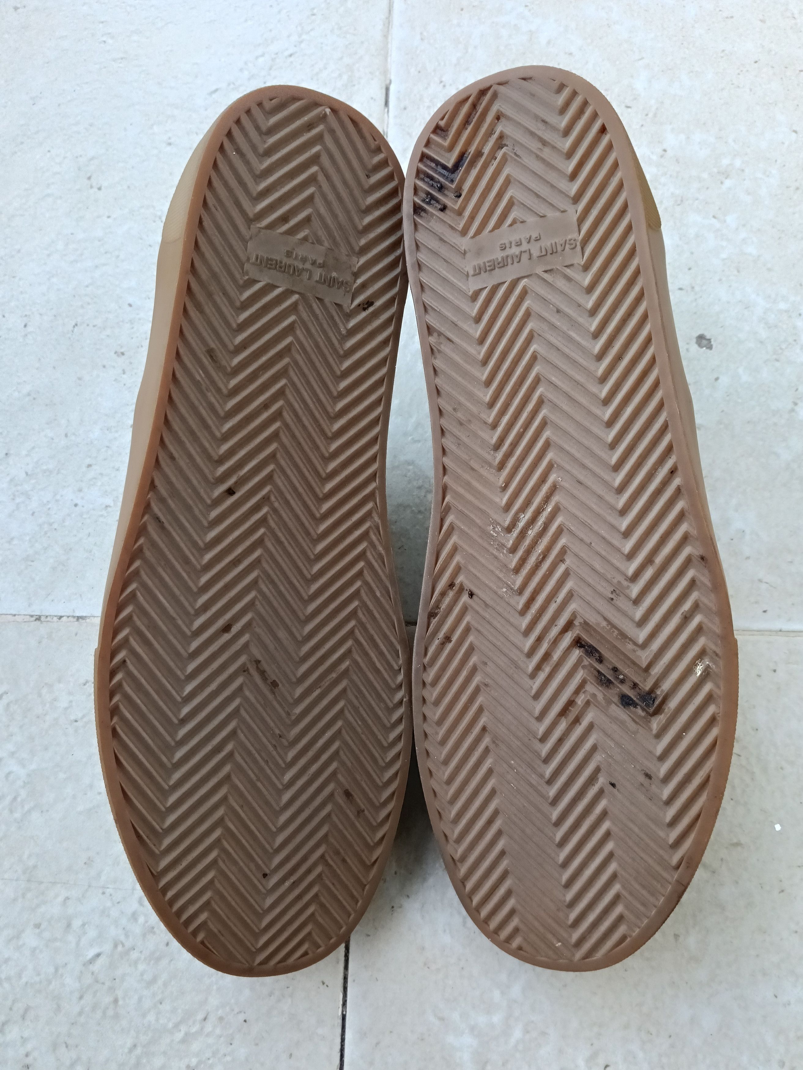 Saint Laurent Paris Saint Laurent Venice off-white canvas sneakers Size US 8 / EU 41 - 6 Thumbnail