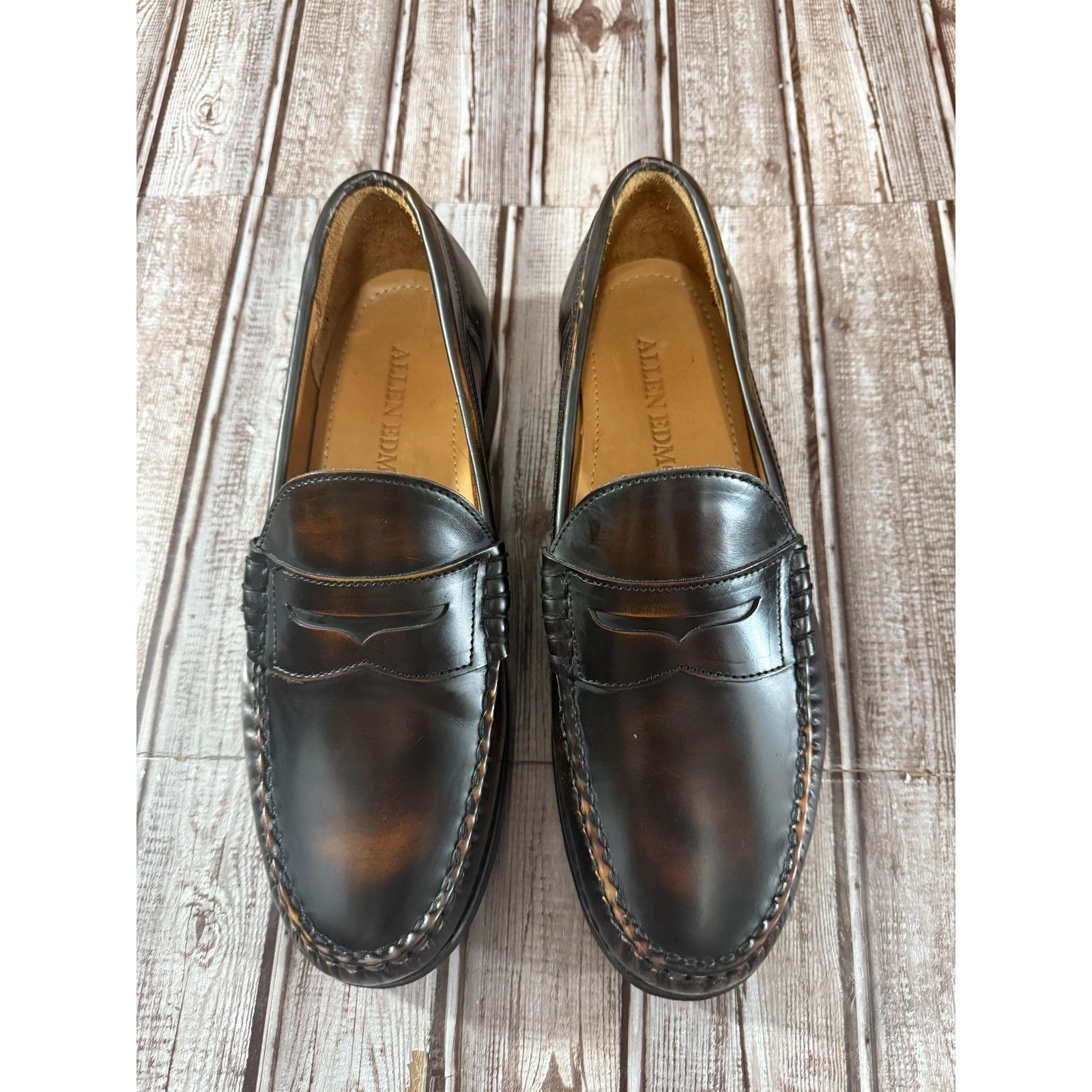 Allen Edmonds Allen Edmonds Newman Loafers shoes color antique bronze size Size US 8.5 / EU 41-42 - 3 Thumbnail