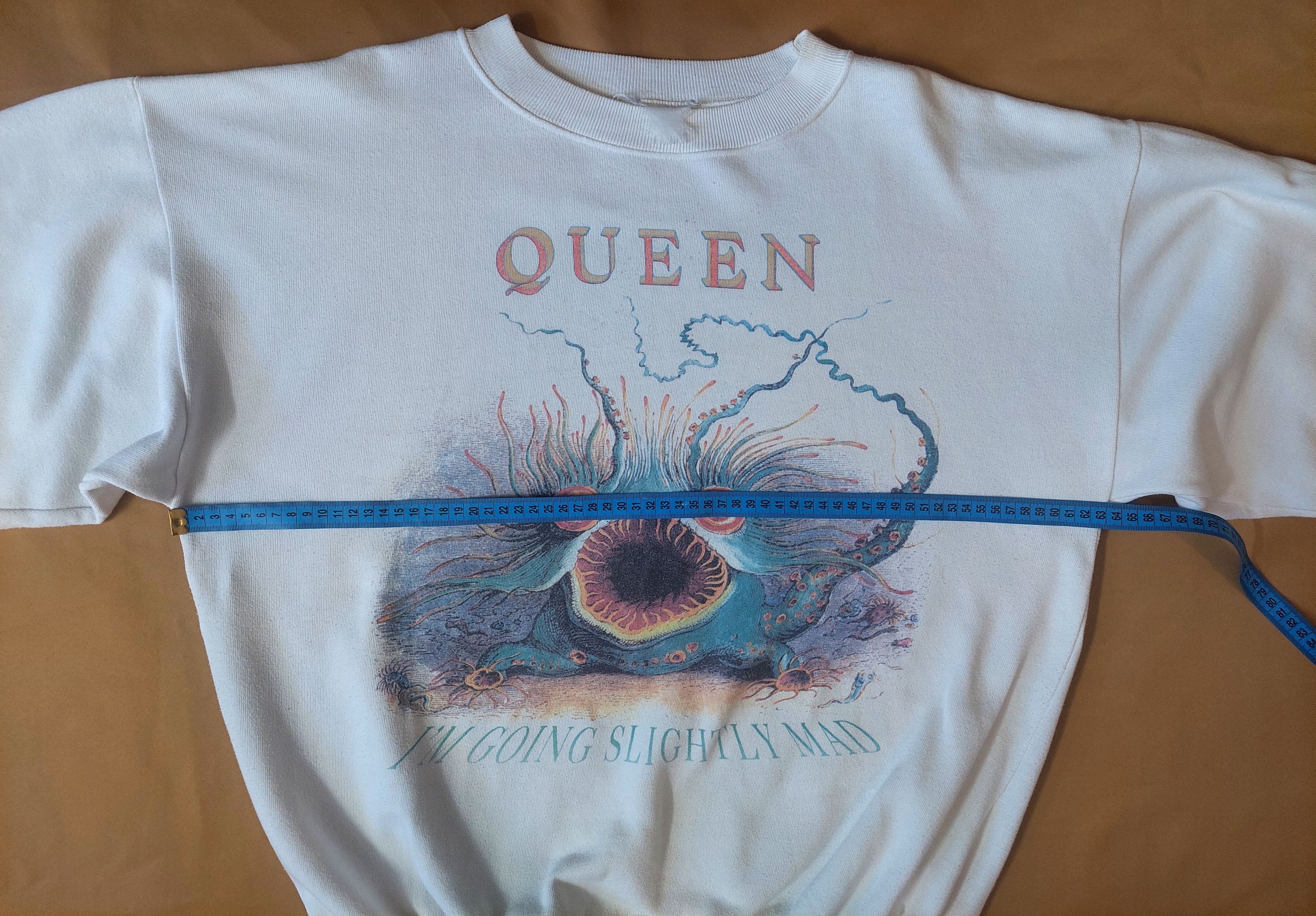 Other Vintage 1991 Queen Sweatshirt: I'm Going Slightly Mad Size US L / EU 52-54 / 3 - 6 Thumbnail