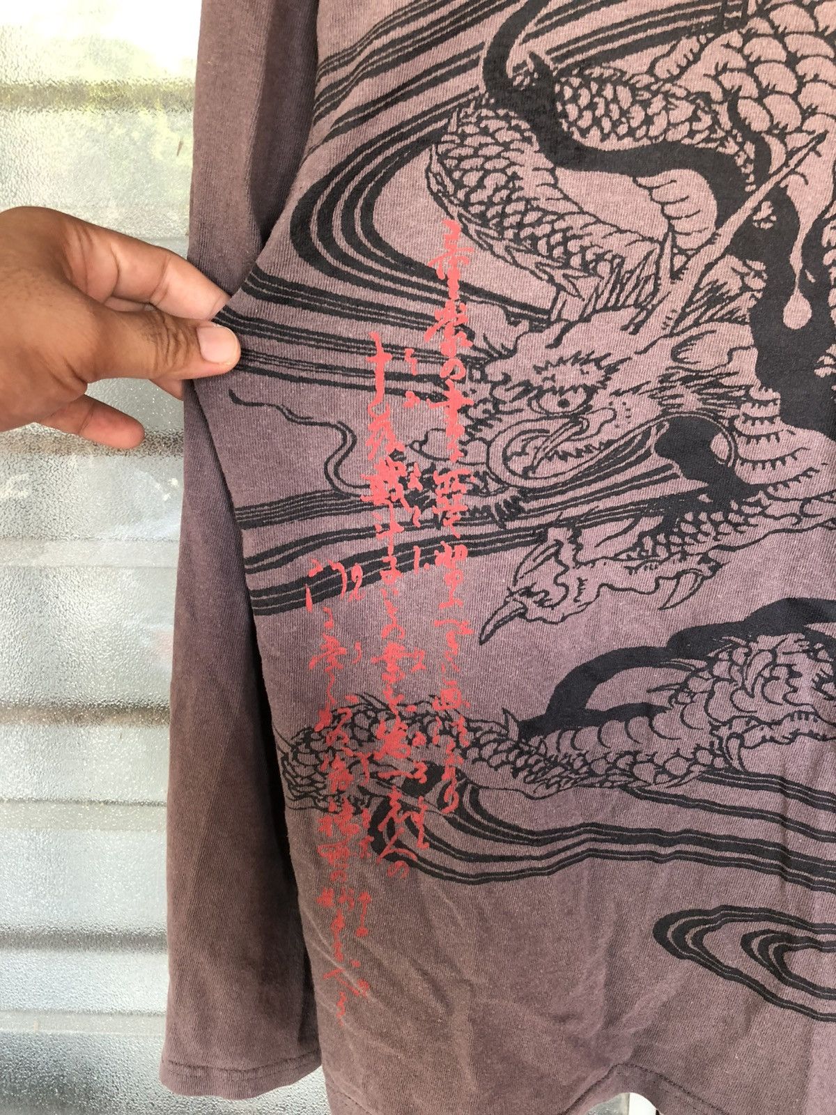 Bullet Noise Vintage Bullet Noise Dragon Style Long Sleeve Shirt Tee Size US M / EU 48-50 / 2 - 11 Thumbnail