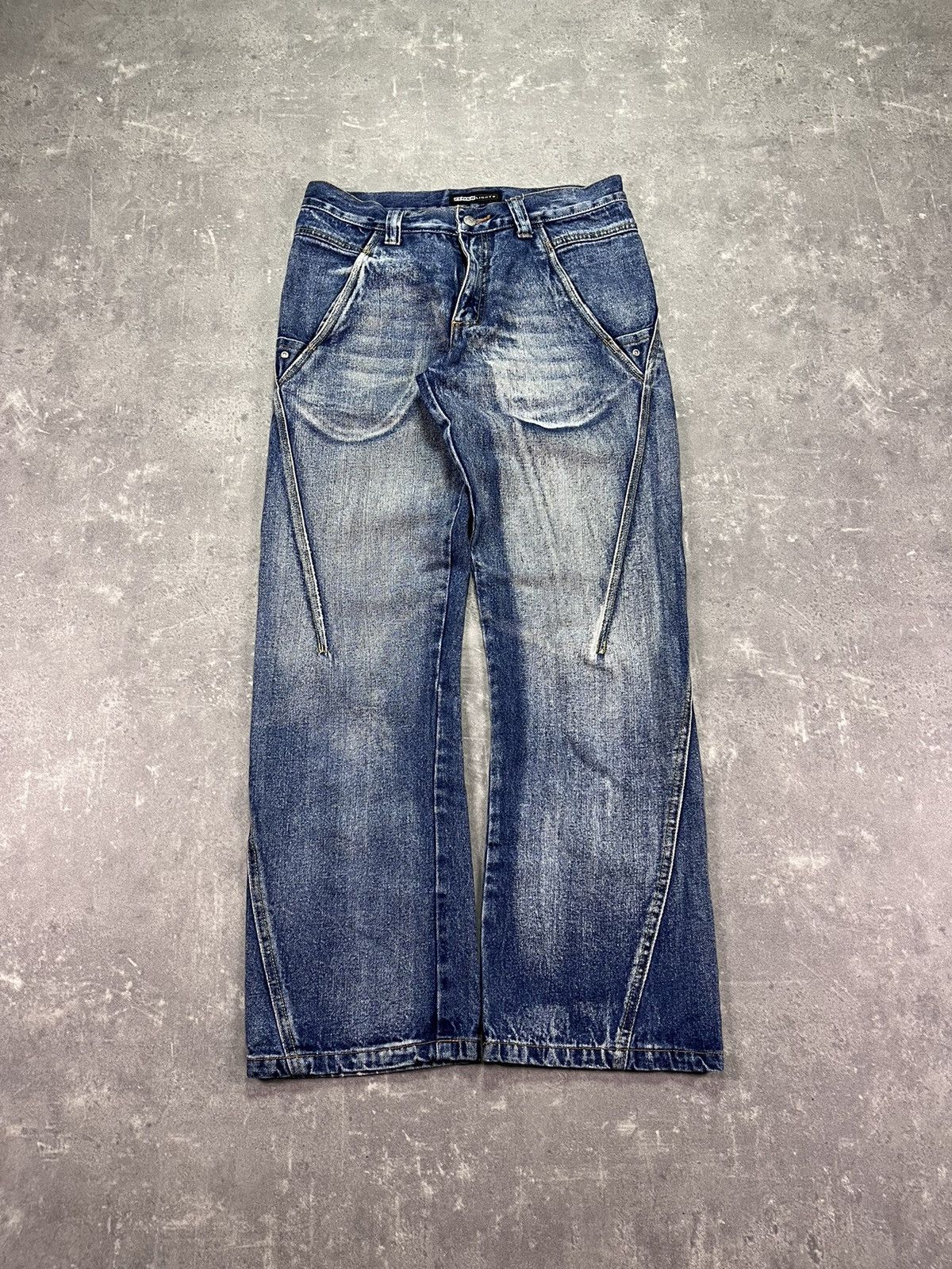 Vintage Vintage FlashLights Faded Flared Bootcut Jeans 32 Size US 32 / EU 48 - 1 Thumbnail