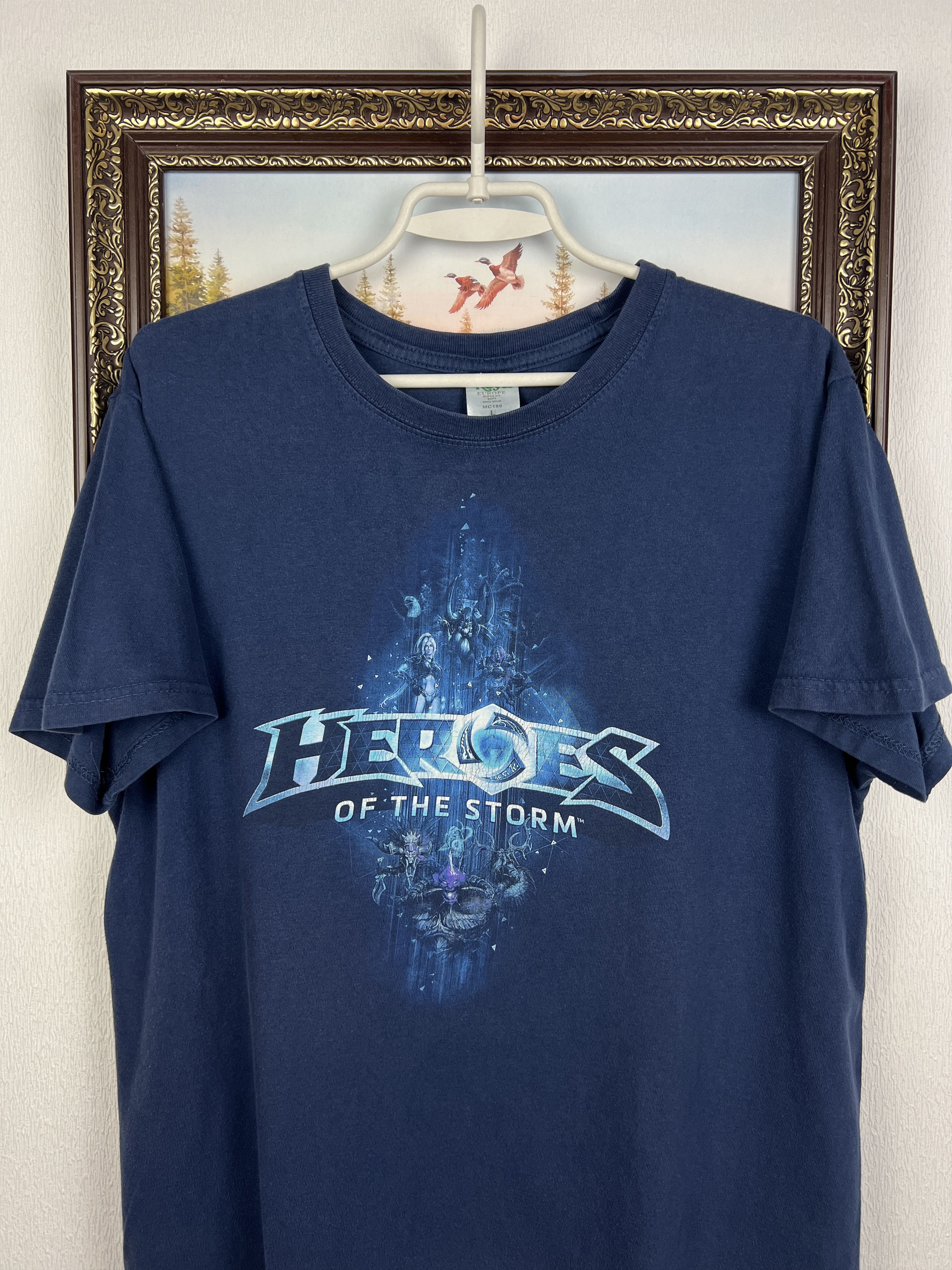 Vintage Blizzard Heroes of the Storm Promo Shirt Big Logo Tee Size US S / EU 44-46 / 1 - 2 Thumbnail