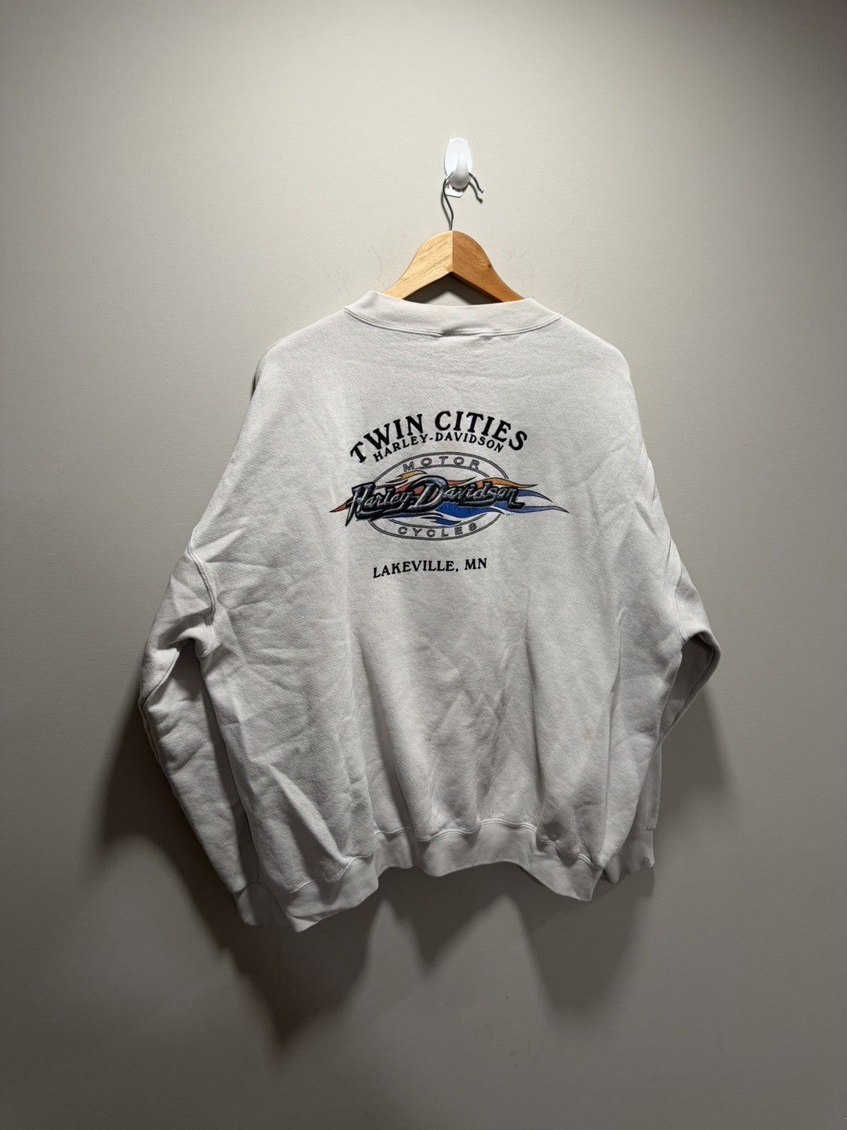 Harley Davidson Vintage Harley Davidson Sweatshirt Mens X-Large USA flag Size US XL / EU 56 / 4 - 4 Thumbnail