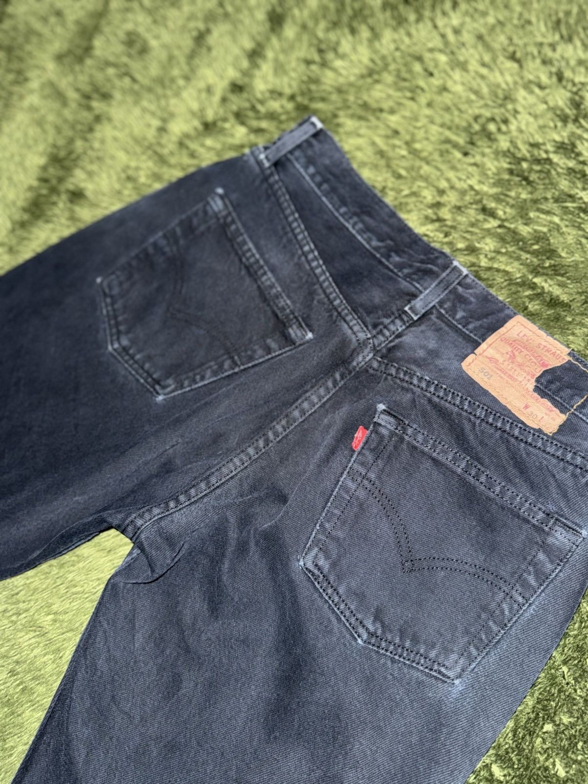 Levi's [W30/L32] Levi’s 501 Europe Custom Dyed Denim Pants Black Size US 30 / EU 46 - 9 Thumbnail