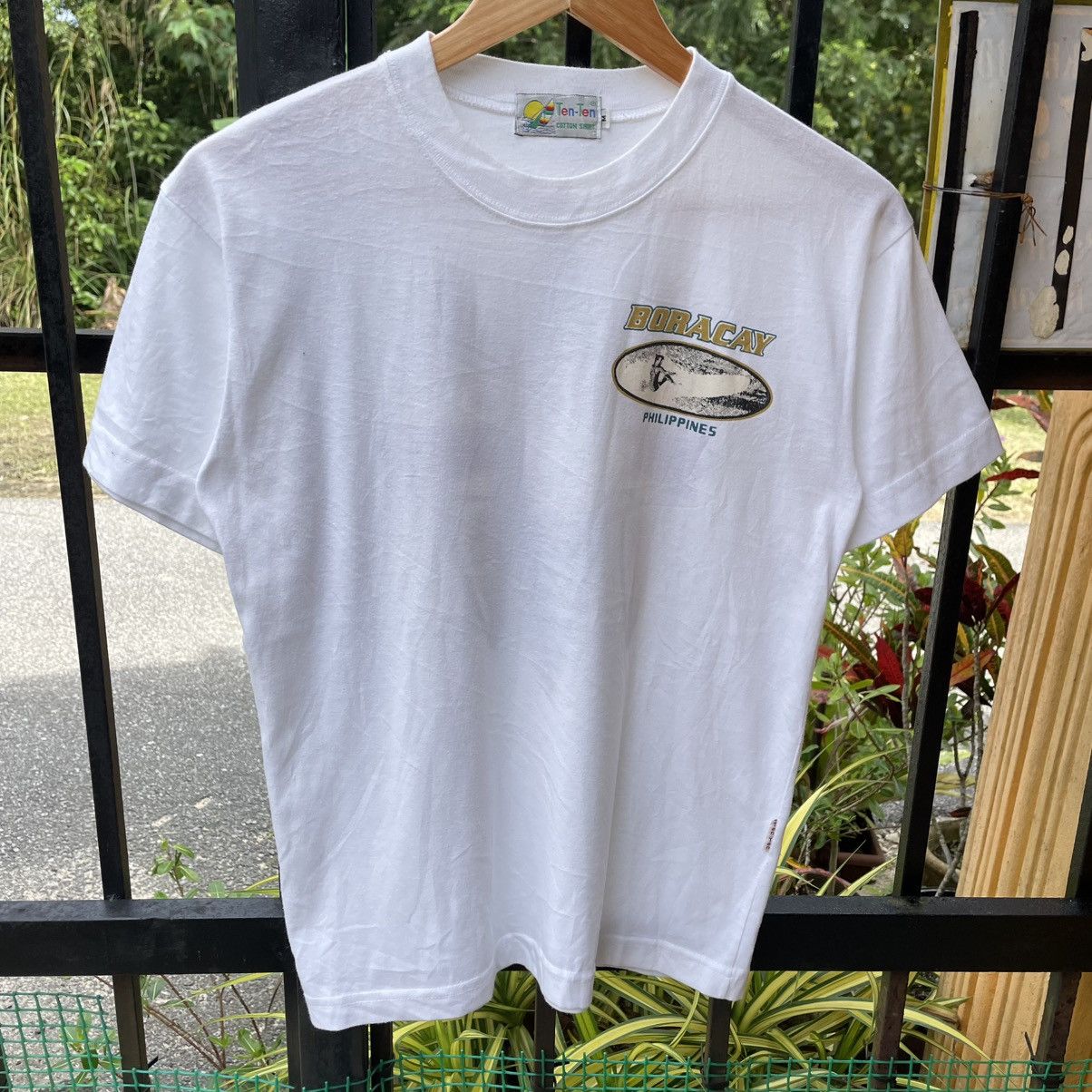 Surface To Air 🔥Vintage 90s Boracay Philippines Big Logo Surf Skate Tee Size US S / EU 44-46 / 1 - 4 Thumbnail