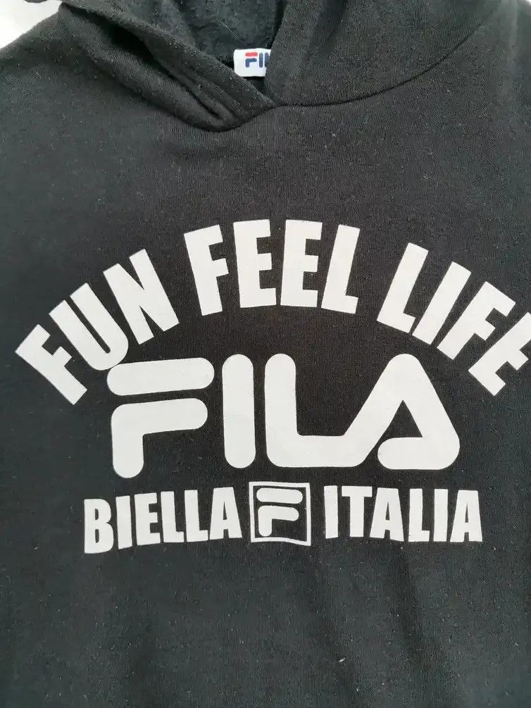 Fila Fila Biella Italian Big Logo Hoodie Sweatshirts Size US M / EU 48-50 / 2 - 5 Thumbnail