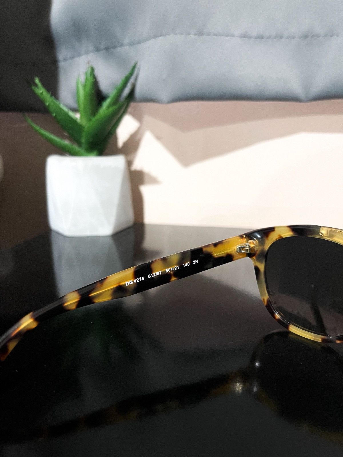 Dolce & Gabbana Habana Aviator Sunglasses DG4274 512/87