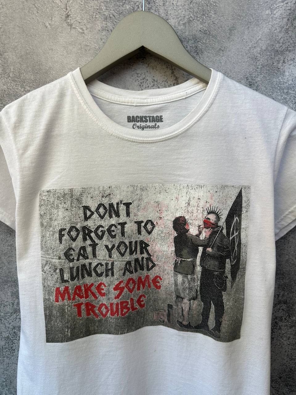 Other Punk Mom Rare BackStage T-Shirt "Make Some Trouble" Size US S / EU 44-46 / 1 - 5 Thumbnail