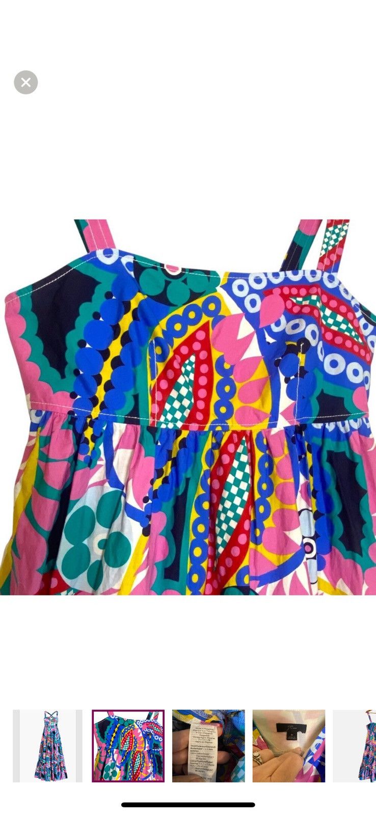 J.Crew RARE NWOT J.Crew Apron Tiered Maxi Dress Floral Size M / US 6-8 / IT 42-44 - 2 Thumbnail
