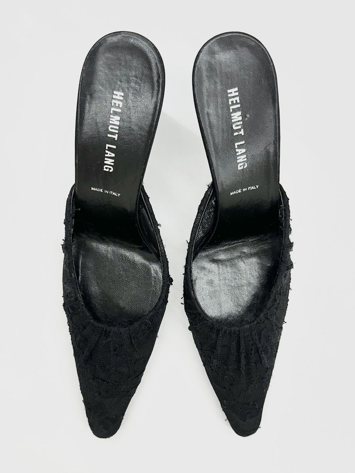 Helmut Lang Helmut Lang Black Laced Mules 2001 AW Size US 9 / IT 39 - 6 Thumbnail