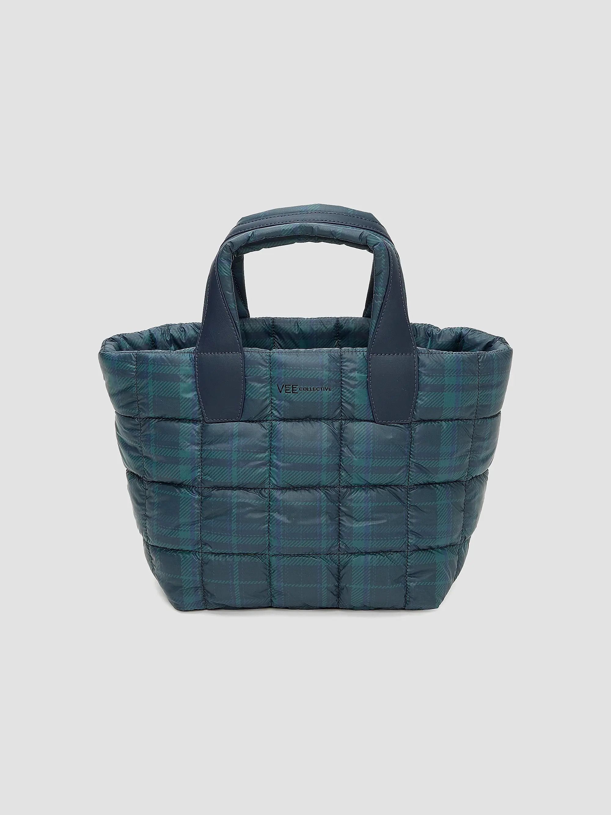Os11x0726 Size: Os / Porter Small Plaid Tote Bag In Blue, Women's