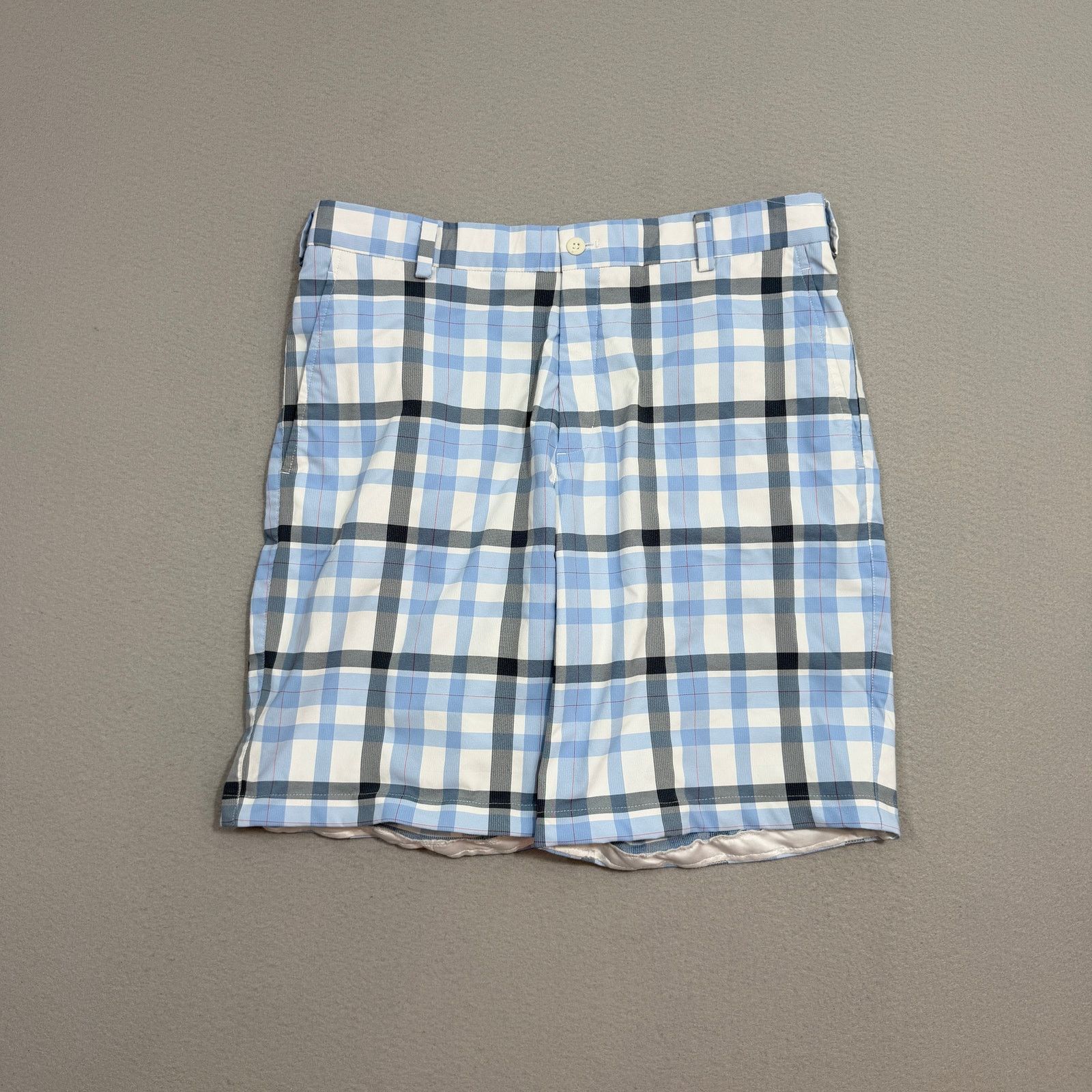 Nike Nike Golf Shorts Men's 32 Blue Plaid 10" Inseam Dri-Fit Size US 32 / EU 48 - 1 Thumbnail