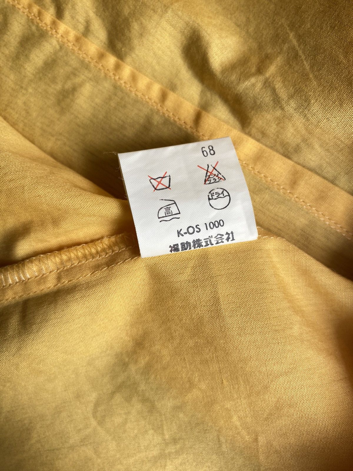Lancel LANCEL Yellow Long-Sleeve Shirt Size L / US 10 / IT 46 - 9 Thumbnail
